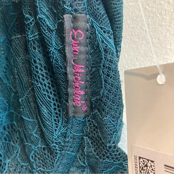 EWA MICHALAK Sz 32 J Emerald Lace Adjustable Straps Underwire Unpadded Bra NWT - Picture 10 of 13